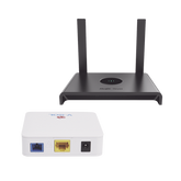 Kit 1 ONU Bridge V-Sol, Dual GPON/EPON con Router Home Wi-Fi Ideal para distribuciones WISP de mayor cobertura Wi-Fi en Hogares y Oficinas