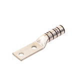Terminal de Compresión Barril, 2 Orificios 1/2", para Cable 500 KCMIL, Espacio entre Orificios 1.75"