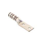 Terminal de Compresión Barril, 2 Orificios 1/2", para Cable 500 KCMIL, Espacio entre Orificios 1.75"