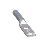 Terminal de Compresión de Barril Largo, de Dos Orificios de 1/4, para Cable 6 AWG, Espacios Entre Orificios de 0.63in