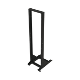 Rack Móvil de Acero de 2 Postes, 45 UR, Incluye 4 Ruedas Uso Rudo.