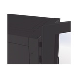 Gabinete Profesional de Piso para Telecomunicaciones de 12UR, 1000 mm Profundidad, Se envía el Gabinete armado.