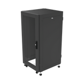 Gabinete Profesional para Telecomunicaciones de 19in, Instalación a Piso, 24UR, 600 mm Profundidad, Se envía el Gabinete Armado.