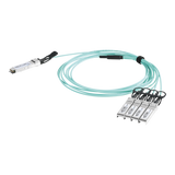 Cable AOC QSFP+ de 40 Gbps a 4x 10 Gbps / Cable de fibra óptica Activo / Longitud: 1 metro