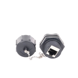 Acoplador Industrial RJ45-RJ45 Categoría 6 Blindado IP67 (Waterproof)