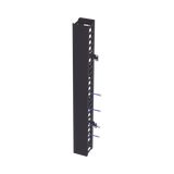 Kit Organizador Vertical de Cable Sencillo para Rack Abierto de 24 Unidades para EIQR3224 y EIRL5524DR.