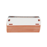 Etiqueta Autolaminada para Identificación de Fibra Optica Paquete de 25 piezas, Para Uso Interior/Exterior, Dimensiones de 90 x 50 mm, Color Negro con Naranja