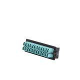 Placa acopladora para Distribuidor de Fibra Óptica LP-ODF-8024, incluye 12 acopladores LC Duplex Para fibra Multimodo