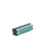 Placa acopladora para Distribuidor de Fibra Óptica LP-ODF-8024, incluye 12 acopladores LC Duplex Para fibra Multimodo