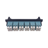 Placa acopladora para Distribuidor de Fibra Óptica LP-ODF-8024, incluye 12 acopladores LC Duplex Para fibra Multimodo