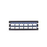 Placa acopladora para Distribuidor de Fibra Óptica LP-ODF-8024, incluye 12 acopladores LC Duplex Para fibra Monomodo