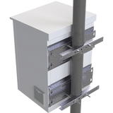 Herraje para Fijación a Pared, Torre o Poste compatible con LP-FORTE-16UR3 y LP-FORTE-24U-R3