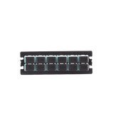 Placa acopladora para Distribuidor de Fibra Óptica LP-ODF-8024, incluye 12 acopladores SC Simplex Para fibra Multimodo (12 fibras)
