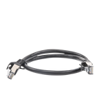 Cable de parcheo FTP Cat6 - 0.5 m - negro