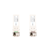 Transceptores Ópticos Industriales Bidireccionales SFP+ (Mini-Gbic) / Monomodo 1270 & 1330 nm / 10 Gbps / 10GBASE / Conector LC/UPC Simplex / DDM / Hasta 20 km / 2 Piezas