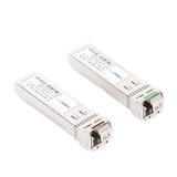 Transceptores Ópticos Industriales Bidireccionales SFP+ (Mini-Gbic) / Monomodo 1270 & 1330 nm / 10 Gbps / 10GBASE / Conector LC/UPC Simplex / DDM / Hasta 3 km / 2 Piezas