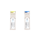 Transceptores Ópticos Industriales Bidireccionales SFP (Mini-Gbic) / Monomodo 1310 & 1550 nm / 1.25 Gbps / 1000BASE-BX / Conector LC/UPC Simplex / DDM / Hasta 5 km / 2 Piezas