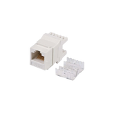 Módulo Jack Keystone Cat5e con terminación en ángulo 180 º Color Blanco
