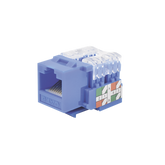 Módulo Jack 110 Cat6, Keystone para faceplate - Color Azul