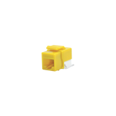 Módulo Jack Cat6 sin Herramienta (toolless) keystone - Color Amarillo