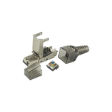 Plug RJ45 Blindado Categoría 6A -Sin herramienta, para terminación en campo