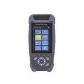 Mini OTDR para Fibra Óptica Monomodo / Longitud de Onda 1310nm y 1550nm / Función VFL 10mW / Función OPM / Mapeo de Cables de Red RJ45 / Recargable / Distancia de prueba hasta 64 km