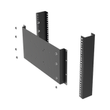 Montaje para Monitor VESA 75x75 hasta 200x200. Compatible con rack 19" 5U.