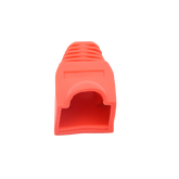Bota Plástica para protección de Plug RJ45, Color Rojo