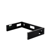 Rack Abierto de montaje en Pared, de 19in, Espacio para 2 Unidades de rack, Se envía el Gabinete Armado.