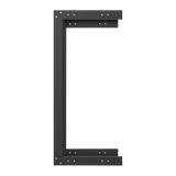 Rack Abierto de 19" para Montaje en Pared de 24 Unidades.