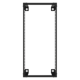 Rack Abierto de 19" para Montaje en Pared de 24 Unidades.
