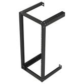 Rack Abierto de 19" para Montaje en Pared de 24 Unidades.