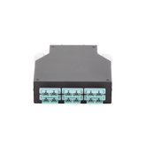 Distribuidor de Fibra Óptica para Riel Din, 6 Acopladores SC/UPC Multimodo con Charola de Empalme