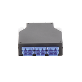 Distribuidor de Fibra óptica para Riel Din, 6 Acopladores SC/UPC Duplex Monomodo con Charola de Empalme