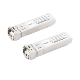Transceptores Ópticos Bidireccionales SFP+ (Mini-Gbic) / Monomodo 1270 & 1330 nm / 10 Gbps / 10GBASE-BX / Conector LC/UPC Simplex / DDM / Hasta 60 km / 2 Piezas