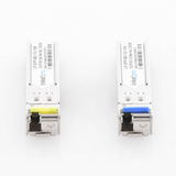 Transceptores Ópticos Bidireccionales SFP (Mini-Gbic) / Monomodo 1310 & 1550 nm / 1.25 Gbps / 1000BASE-BX / Conector LC/UPC Simplex / DDM / Hasta 10 km / 2 Piezas