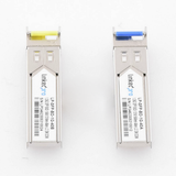 Transceptores Ópticos Bidireccionales SFP (Mini-Gbic) / Monomodo 1310 & 1550 nm / 1.25 Gbps / 1000BASE-BX / Conector LC/UPC Simplex / DDM / Hasta 40 km / 2 Piezas