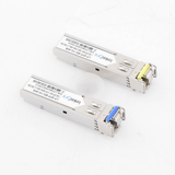 Transceptores Ópticos Bidireccionales SFP (Mini-Gbic) / Monomodo 1310 & 1550 nm / 1.25 Gbps / 1000BASE-BX / Conector LC/UPC Simplex / DDM / Hasta 40 km / 2 Piezas