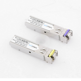 Transceptores Ópticos Bidireccionales SFP (Mini-Gbic) / Monomodo 1490 & 1550 nm / 1.25 Gbps / 1000BASE-BX / Conector LC/UPC Simplex / DDM / Hasta 60 km / 2 Piezas