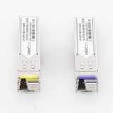 Transceptores Ópticos Bidireccionales SFP (Mini-Gbic) / Monomodo 1490 & 1550 nm / 1.25 Gbps / 1000BASE-BX / Conector LC/UPC Simplex / DDM / Hasta 60 km / 2 Piezas