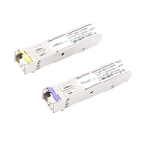 Transceptores Ópticos Bidireccionales SFP (Mini-Gbic) / Monomodo 1490 & 1550 nm / 1.25 Gbps / 1000BASE-BX / Conector LC/UPC Simplex / DDM / Hasta 80 km / 2 Piezas