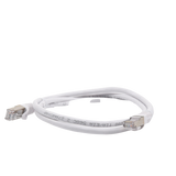 Patch Cord Cat6A 10G blindado 1.0M ( 3.28 ft ) BLANCO
