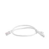 Cable de parcheo UTP Cat5e - 0.5 m - blanco