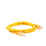 Cable de Parcheo UTP Cat5e - 2.0m. - Amarillo
