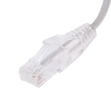 Cable de Parcheo Slim UTP Cat6 - 20 cm Gris Diámetro Reducido (28 AWG)