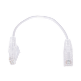 Cable de Parcheo Slim UTP Cat6 - 20 cm Blanco Diámetro Reducido (28 AWG)