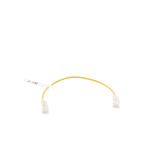 Cable de Parcheo Slim UTP Cat6 - 30 cm Amarillo Diámetro Reducido (28 AWG)