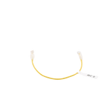 Cable de Parcheo Slim UTP Cat6 - 30 cm Amarillo Diámetro Reducido (28 AWG)