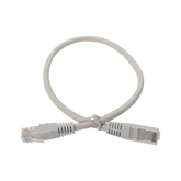 Cable de parcheo UTP cruzado Cat6 0.4 m - Gris