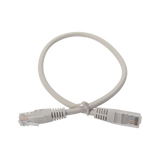 Cable de parcheo UTP cruzado Cat6 0.4 m - Gris